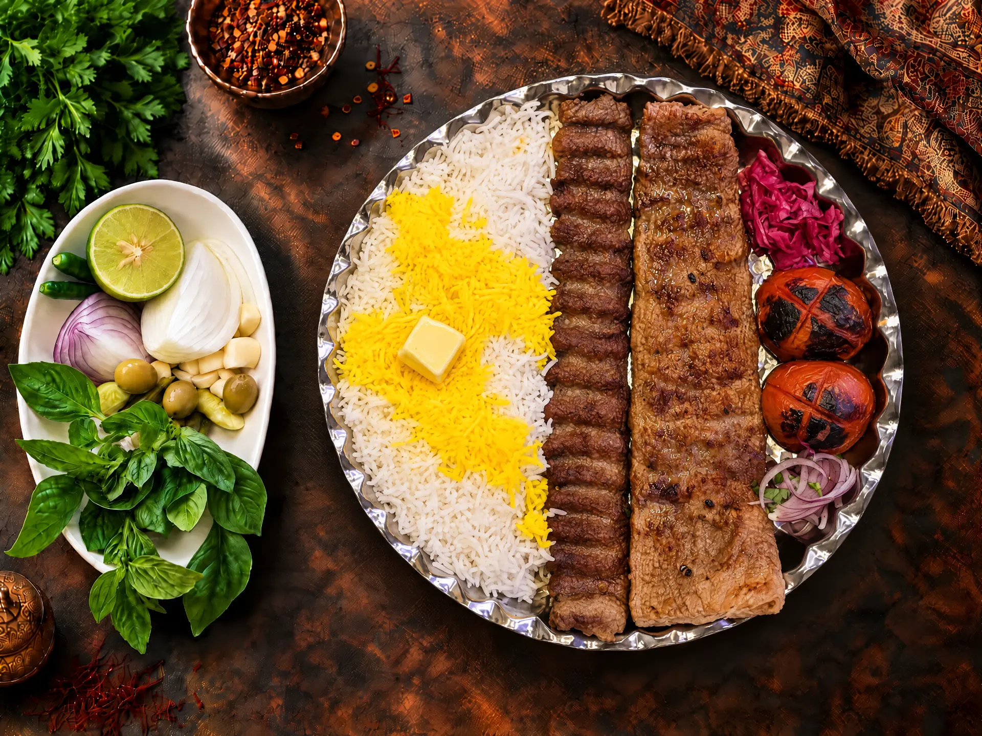 Sultani Chelow Kabab